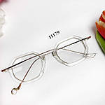 Іміджеві окуляри в прозорій оправі, фото 9