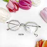 Іміджеві окуляри в прозорій оправі, фото 5