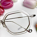Іміджеві окуляри в прозорій оправі, фото 8