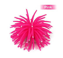 Декор для акваріума Морський їжак 7 см рожевий