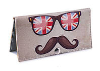 Женский кошелек -Британские очки-. Ручная работа