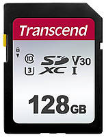 Карта памяти Transcend 300S SDXC 128GB Class 10 UHS-I U3 (TS128GSDC300S)
