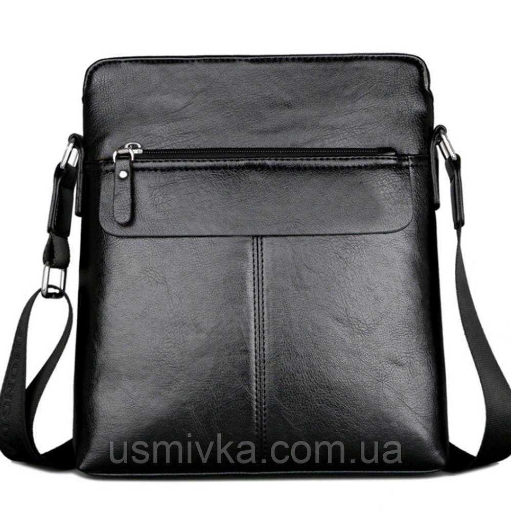 Сумка чоловіча Fashion планшет чорна 54364