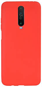 Чохол накладка для Xiaomi Redmi K30 силіконовий матовий, Fresh Series, Червоний