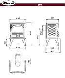 Піч мультипаливна DOVRE 250 M, фото 2