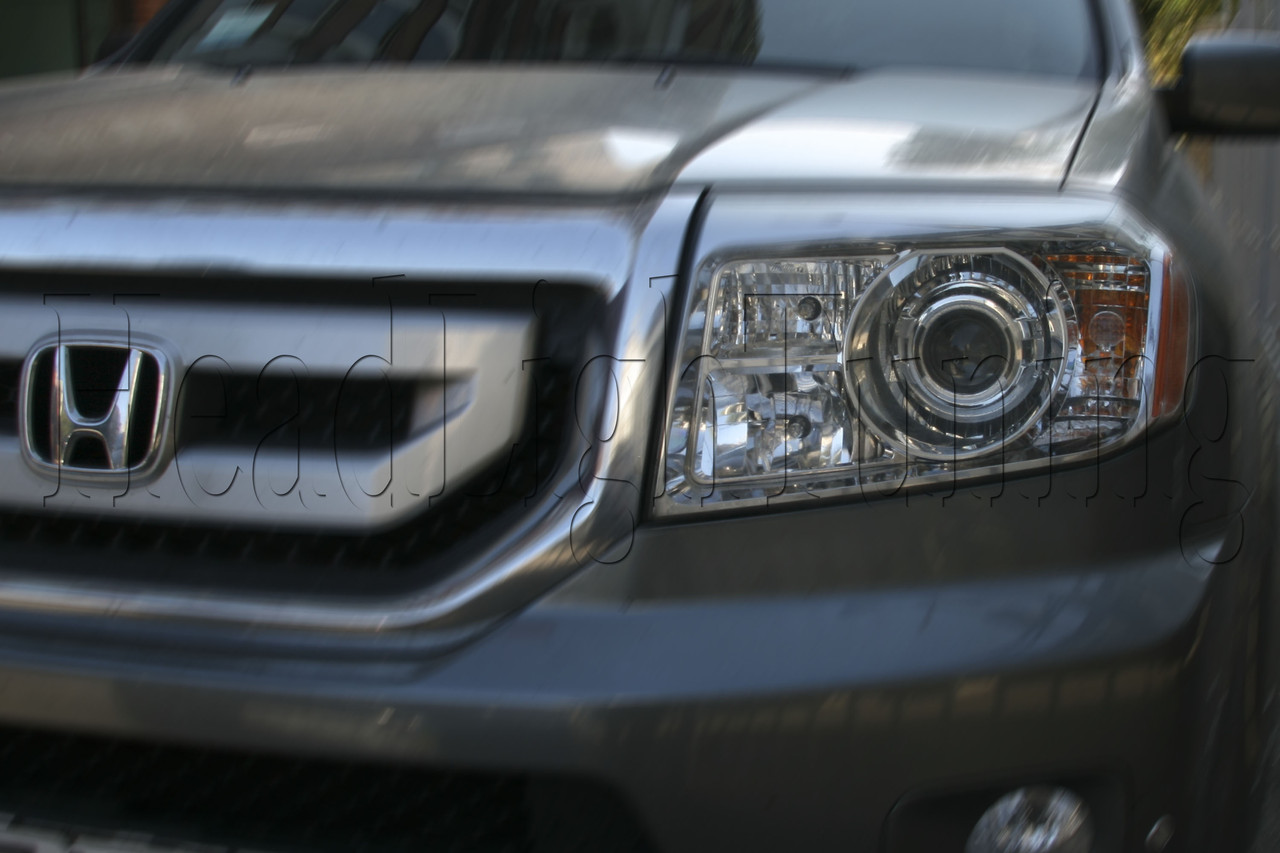 Honda Pilot — встановлення бікононових лінз Moonlight SUPER G5 2,5"