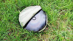 Комплект сковорода з диска (борони) діаметр 30 см із кришкою і чохлом