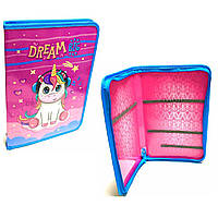 Папка для труда на змейке А4 ,картонная 14017