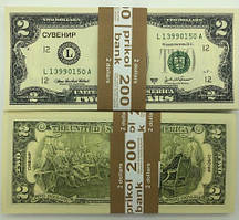Засоби сувенірні 2 долари — 80 шт.