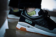 Кросівки чоловічі Нью Беланс 1500 New Balance 1500 Black/Blue/Grey 41, фото 2