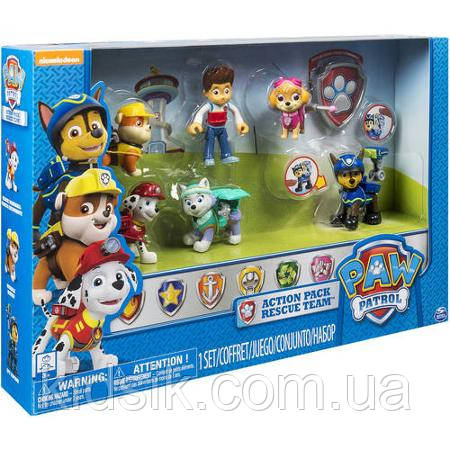 Набір з 5 цуценят і Райдер. "Щенячий патруль-Paw Patrol", фото 1
