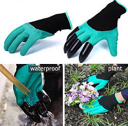 Садові рукавички з пазурами Garden Genie Gloves