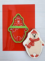 3D формочки-вирубки для пряників "Ведмедик 71"