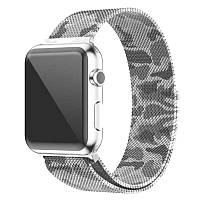 Браслет Apple для смарт-часов Apple Watch Milanese Loop 38/40/42/44 Камуфляж