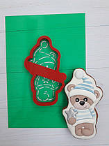 3D формочки-вирубки для пряників "Ведмедик 84"