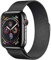 Браслет Apple для смарт-годинника Apple Watch Milanese Loop Чорний