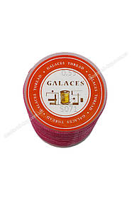 Нитка кругла увіщена по шкірі Galaces 0.55 мм*110 м колір рожевий (S071)