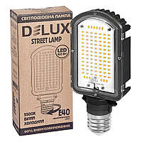 Лампа ЛЕД 40Вт E40 5500K IP65 STREETLAMP высокомощная светодиодная DELUX (90012691)