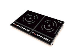 Індукційна електроплита Domotec MS-5862 на 2 конфорки 4000W