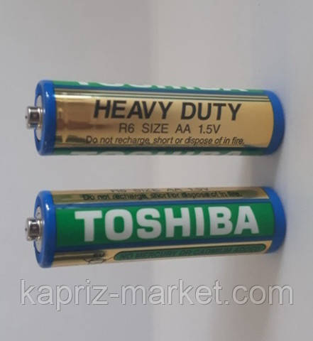 Батарейка Toshiba R6 синя, AA (4/40/200)