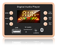 Аудиоплеер автомобильный 5-12В. USB, MP3, FM, AUX, TF, Bluetooth 5.0