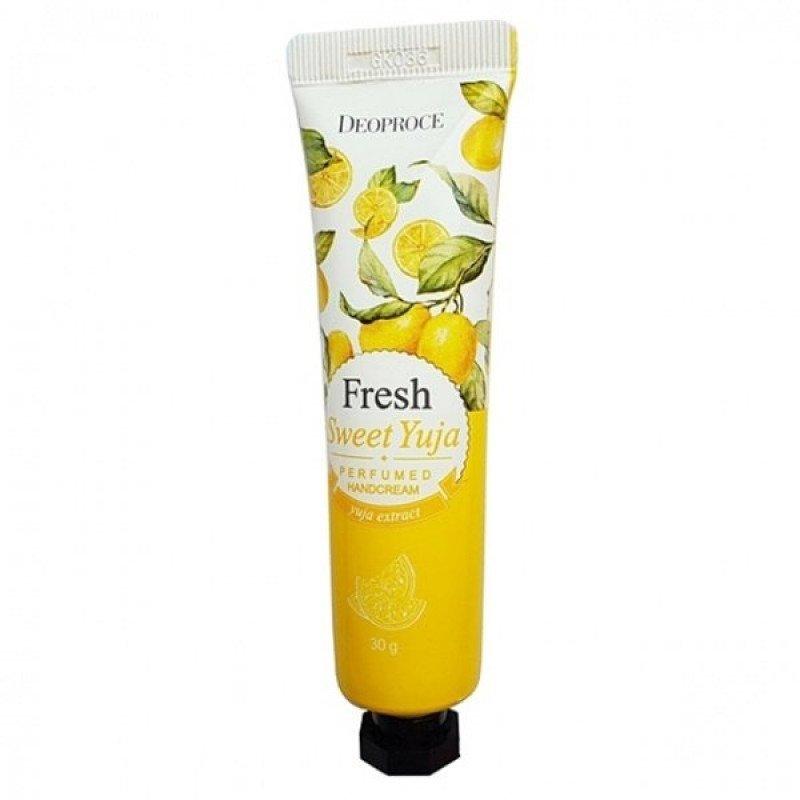 Парфумований крем для рук Deoproce Fresh Perfumed Hand Cream Екстракт цитрона 30 г