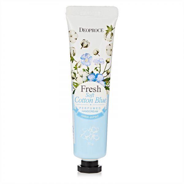 Парфумований крем для рук Deoproce Fresh Perfumed Hand Cream Екстракт бавовни 30 г