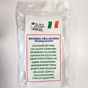 Губка целюлозна овальна для епоксидного прання 19х12х4 см, фото 2