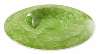 Тарелка для пасты зеленая / Тарелка глубокая зеленая - 28 см (ALT Porcelain) Classical