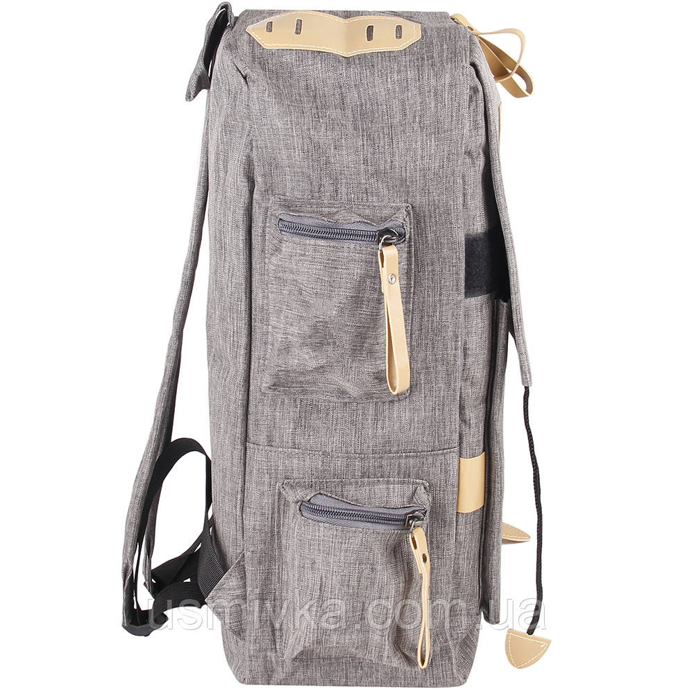Рюкзак для ноутбука Qiaopai 18 л серый US-333 - фото 5 - id-p646048553