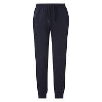 Спортивные брюки легкие с резинкой снизу - 64046-AZ глубокий темно-синий
