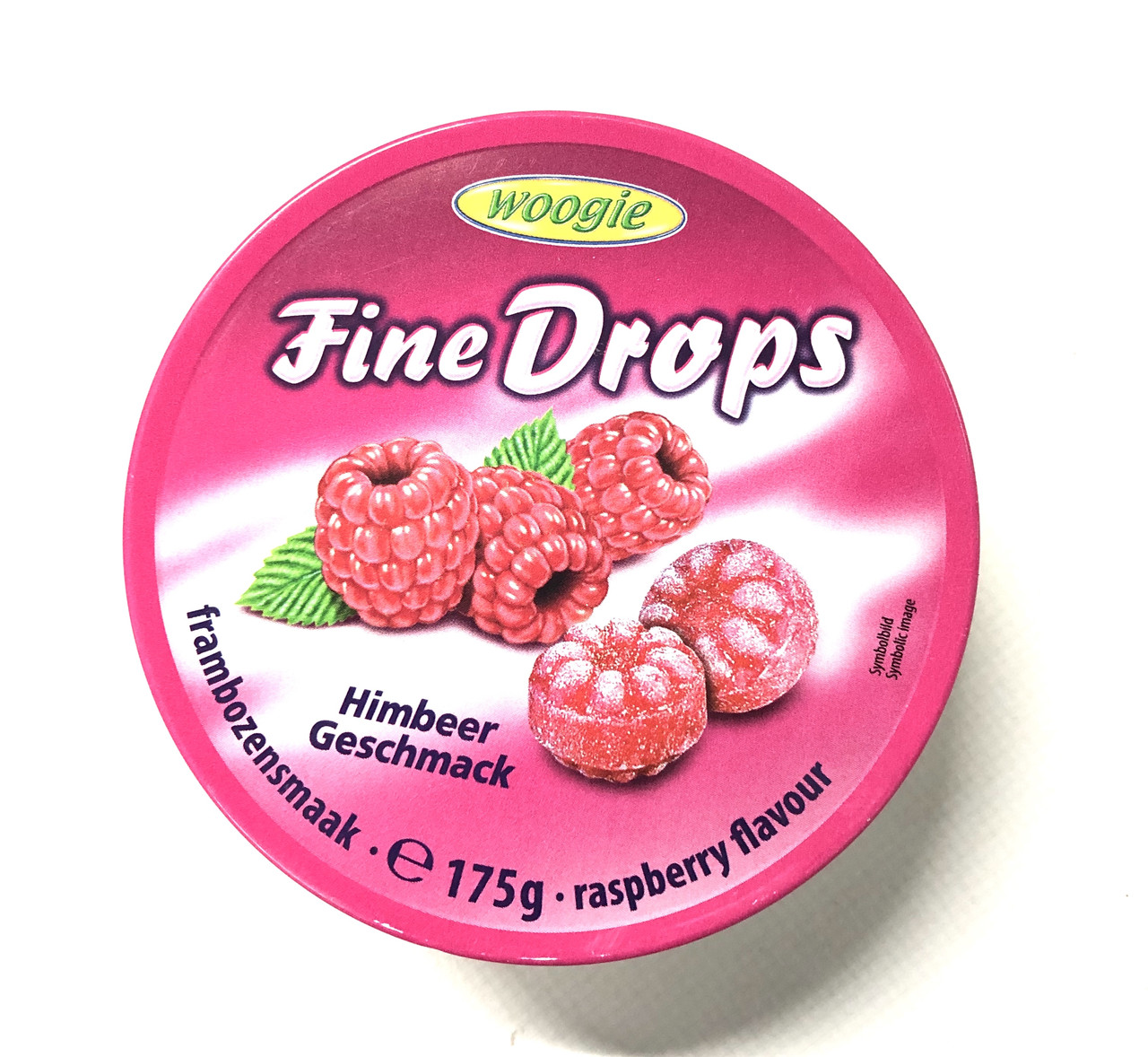 Woogie Fine Drops - Льодяники "Малина" 175 г, фото 1