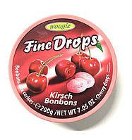 Льодяники Woogie Fine Drops (Вишня) — 200 г