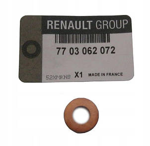 Renault (Origial) 7703062072 — Шайба (3х15х10) під форсунку на Рено Меган III, фото 1