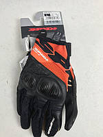 Кожаные мотоперчатки Flash-R EVO B 79 черно-красные итальянской марки SPIDI размер L