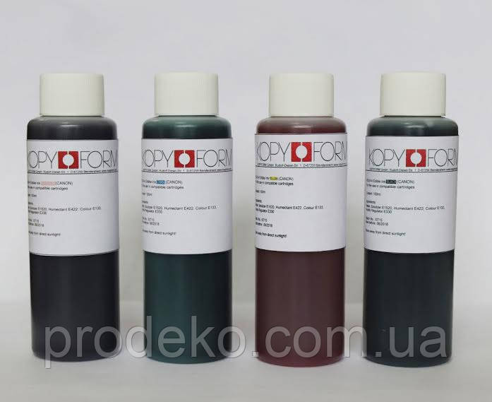 Чорнила харчові кольорові Kopy Form  для принтера CANON 4 кольори