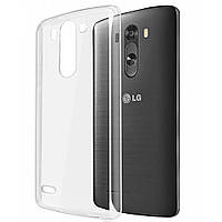 Чохол силіконовий прозорий для LG G3, 0.5mm