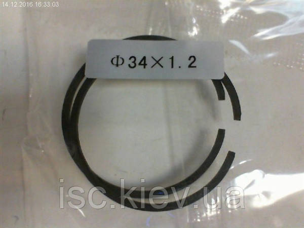 Кільце поршневе ISC D34*1.2 D34*1.2, фото 1