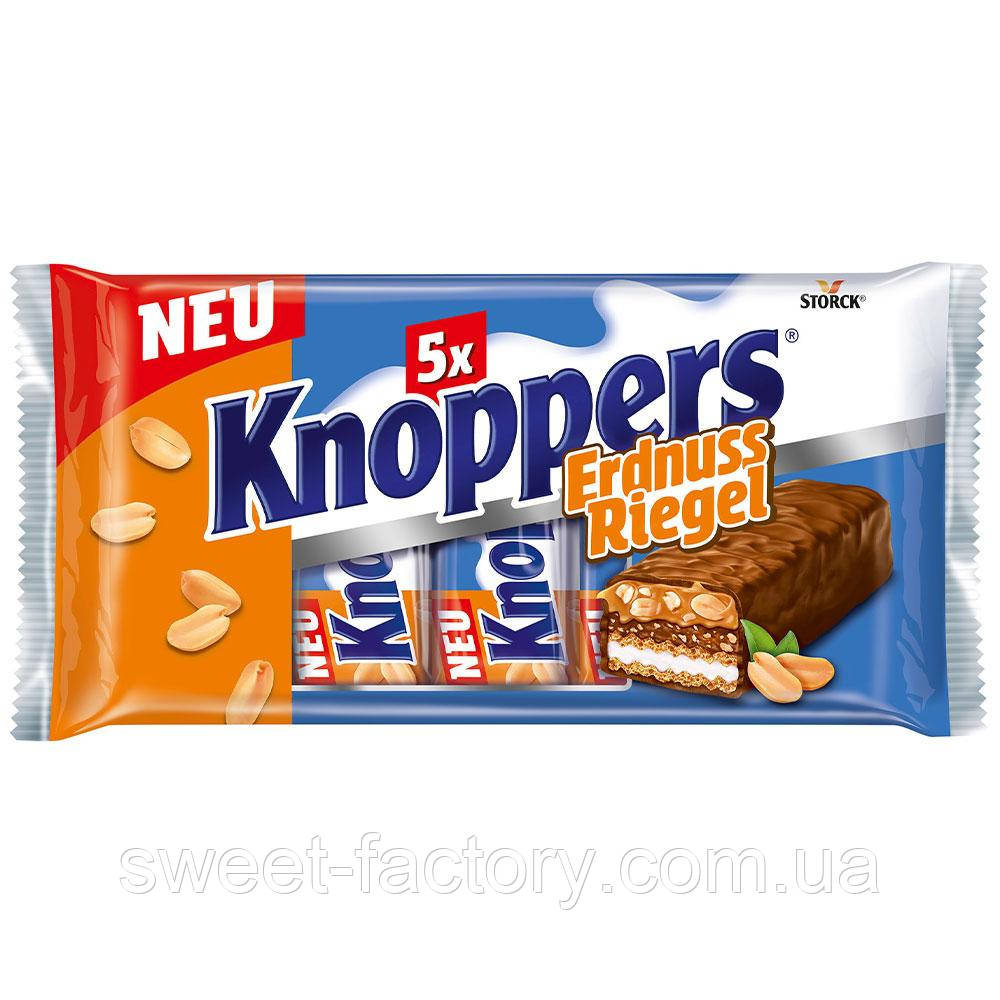 Батончики Knoppers Erdnuss Riegel 200g