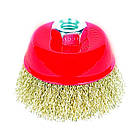 Щітка дротяна чашоподібна Ø125мм М14×2 мм (латанована) SIGMA (9014121)