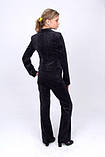 Костюм для дівчинки шкільний м-581 зріст 152 чорний тм "Попілюшка", фото 3