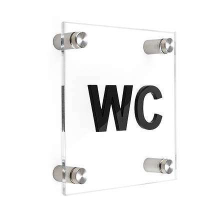 Табличка на туалет WC, фото 1