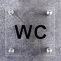 Табличка на туалет WC, фото 4