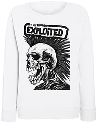 Жіночий світшот The Exploited - Skull (білий)