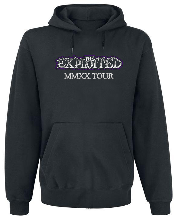 Толстовка без блискавки The Exploited - MMXX Tour (чорна)