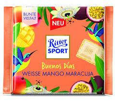 Білий шоколад Ritter Sport Buenos Dias Mango Maracuja , 100 гр