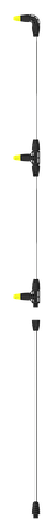 Штанга з 3 форсунками вертикальна Marolex L007.101 (R03MR60SP)P048.011, фото 1
