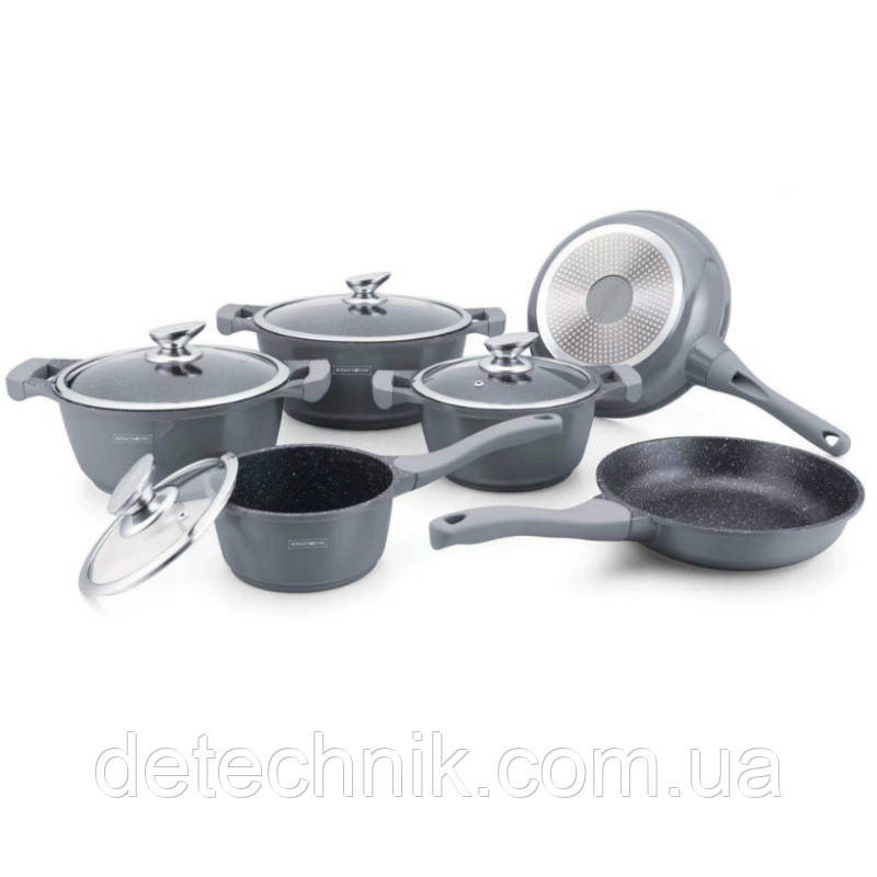 Набір посуду Royalty Line RL-BS1010M Silver