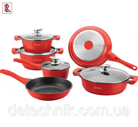 Набір посуду Royalty Line RL-BS1010M RED
