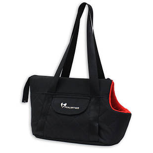 Сумка-переноска для собак та котів Elegant Black 43х27х32см